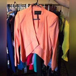 BCBG Maxazria peach blazer